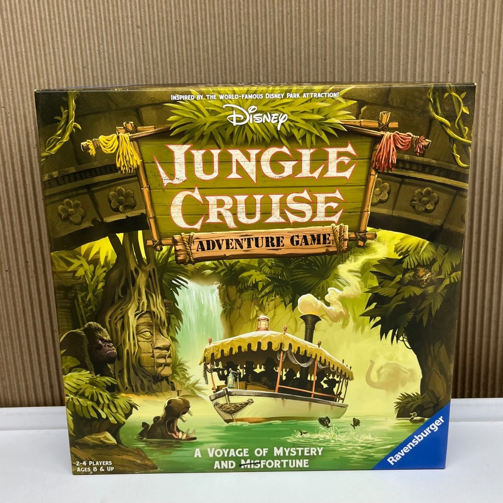 Disney Jungle Cruise Adventure Game Ravensburger Strategy Board Game 2-4 Players